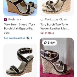 Tory Burch Lilah Espadrilles. Size 7.5.